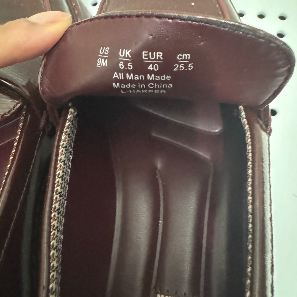 Burgundy Platform Loafers - Picture 4 of 4